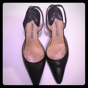 Manolo Blahnik Kitten Heel Shoe